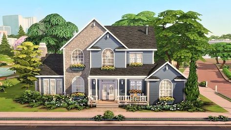 House Design Concept, Traditional Family Home, Sims 4 Houses Layout, Old Money House, Sims 4 Family, Sims 4 House Building, Sims 4 House Plans, Diy House Plans, Traditional Family