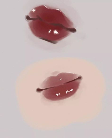 Lip Tutorial Drawing, Lips Sketch, Anime Lips, Windows To The Soul, Images Hello Kitty, Lip Drawing, Mouth Drawing, Eye Drawing Tutorials, Nose Drawing