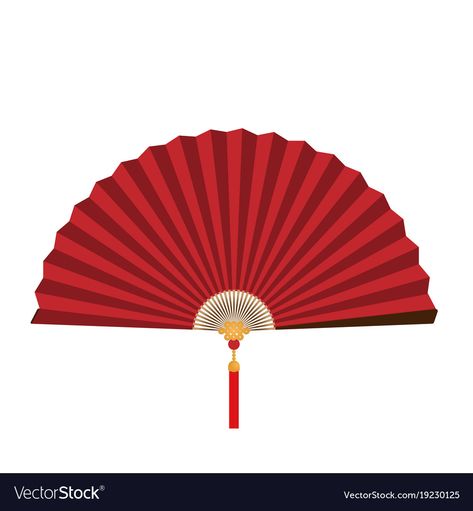 Chinese Fan Illustration, Chinese Culture Illustration, Chinese Folding Fan, Chinese Illustration, Chinese Fan, Chinese Aesthetic, Chinese Decor, Japanese Fan, Wedding Backdrop Decorations