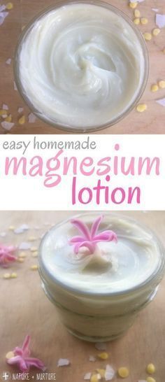 Diy Magnesium Lotion, Magnesium Lotion Recipe, Diy Beauty Blender, Magnesium Cream, Magnesium Lotion, Magnesium Spray, Lotion Recipe, Body Butters Recipe, Diy Lotion