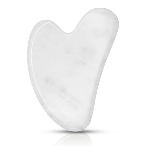 PRICES MAY VARY. Catch Your Beauty——Gua sha may be an excellent addition to your beauty routine. Appropriate use of guasha tool for face can stimulate blood circulation, which can help decrease puffiness, tighten skin and anti-aging. Gua sha stone will help you look your best forever. Natural Quartz——The gua sha facial tools are made of natural white quartz, making it comfortable to scrape skin. Gua sha stone is manually polished to guarantee that the edge is smooth & easy to use. We provide 180 White Gua Sha, Gu Sha, Guasha Tool, Guasha Stone, Face Stone, Gua Sha Stone, Guys Grooming, Facial Tools, Face Tools