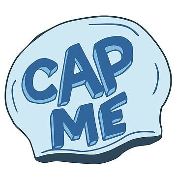 "Cap Me Swimming" Sticker for Sale by DavidAlan | Redbubble Swim Stickers, Swimming Illustration, Swimming Jokes, Swimming Memes, Kids Drawstring, Swim Meet, Sharpie Art, Keep Swimming, Swim Team