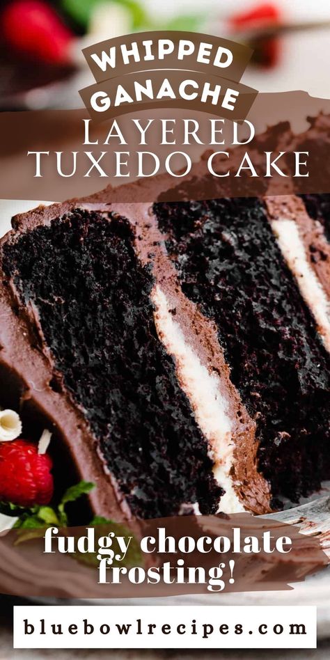 Chocolate Cake With White Chocolate Frosting, Chocolate Cake White Icing, White Chocolate Ganache Recipe For Cake, Chocolate Cake Christmas, Chocolate Cake With Whipped Ganache, Decadent Chocolate Cake With Ganache, Pecan Pie Cake Recipe, Whipped White Chocolate Ganache, Pie Cake Recipe