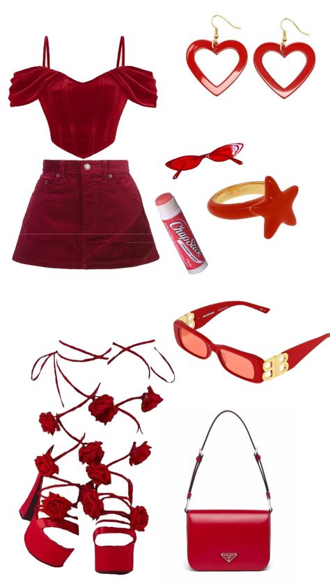 #aesthetic #Image Cupid Core Outfits, Heartcore Outfit, Heart Themed Outfit, Heart Inspired Outfit, Twyla And Howleen, Love Core Aesthetic Outfits, Love Core Outfits, Lovecore Aesthetic Outfit, Love Core Aesthetic