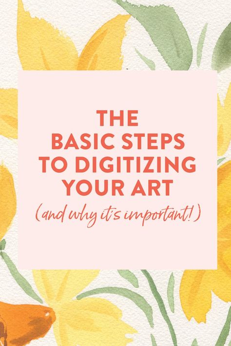 How To Digitize Artwork, Digitizing Artwork, Surface Pattern Design Inspiration, Procreate Ipad Tutorials, Drawing Programs, Ipad Tutorials, Artist Business, Procreate Tutorial, Pattern Design Inspiration