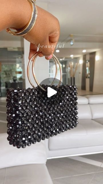 ISHA STUDIO on Instagram: "bead bag✨

DM to order 
Can be customized to your liking 

#handmade #black #bead #bag" Tote Bag Diy, Bead Bag, Bag Diy, June 30, Beaded Bags, Tote Bag, Beads, Canning, On Instagram