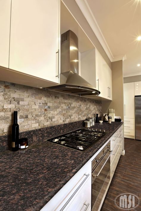 Tan Brown Granite, Dark Granite Countertops, Granite Tile Countertops, Brown Granite Countertops, Dark Countertops, Black Granite Countertops, Brown Granite, Black Countertops, Kitchen Countertop Materials