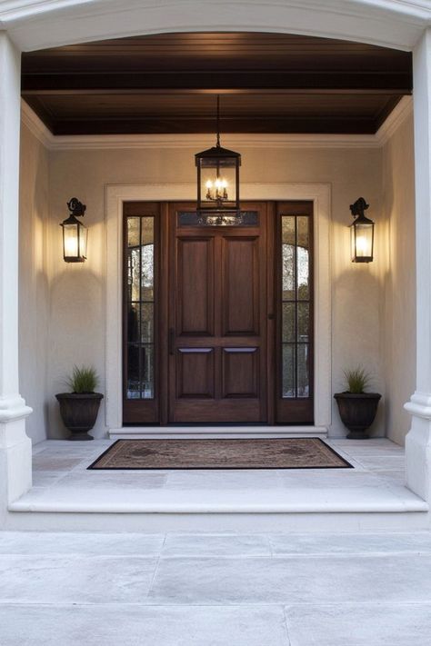 Make a Statement with Contemporary Entryway Designs 🚪✨ Create a sleek and modern entryway with contemporary decor. Use clean lines, stylish lighting, and functional storage solutions. 🌿🏡 #ContemporaryEntryway #HomeDecor #ModernDesign #EntrywayInspo Dream House Entrance, Entryway Designs, Pantry Door Ideas, House Front Door Design, Contemporary Entryway, Main Entrance Door Design, Bungalow Style House Plans, Entrance Door Design, Modern Entryway