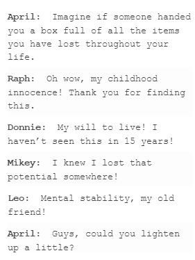 damn..... TMNT April, Raph, Donnie, Mikey and Leo Tmnt 2012 And Rise, Tmnt Donnie X Mikey, Rottmnt Mikey And Raph, Tmnt 2012 Meets Tmnt 2018, Tmnt 2012 Leo X Mikey, Ralph And Mikey Tmnt, 2012 Tmnt April, Tmnt 2012 Raph And Mikey, Tmnt 2012 Memes Funny