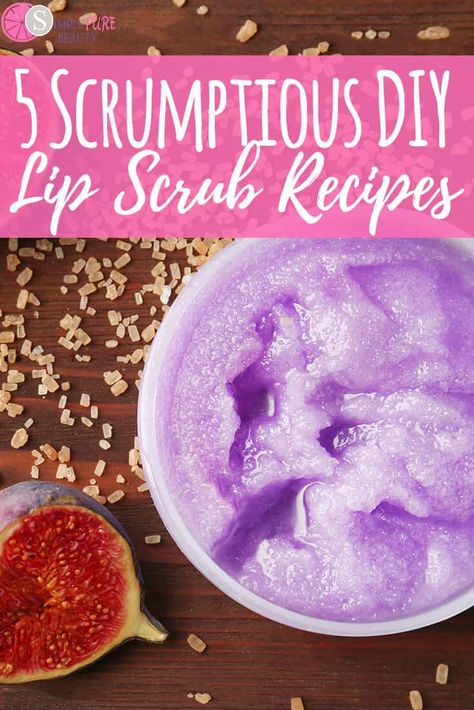 Lipscrubs Diy, Whipped Lip Scrub, Lip Peeling, Scrub Recipe Diy, Gloss Diy, Diy Lip Scrub, Natural Lip Scrub, Pouty Lips, Lip Scrub Recipe