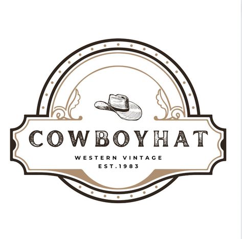 Western Logo Design, Cowboy Logo, Western Business, Equestrian Logo, Western Logo, Rustic Logo, Vintage Colour Palette, Store Logo, Farm Logo