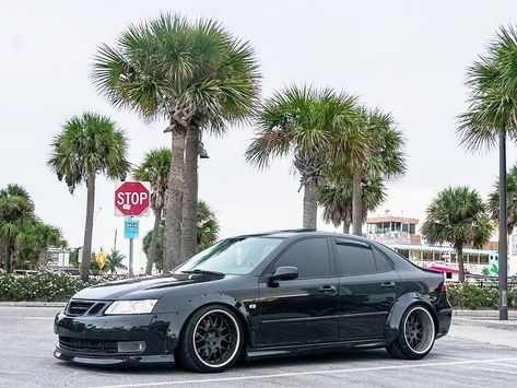 Saab 9-3 Aero with Clinched NewSchool Universal Fender Flares  Owne Saab 9 3 Aero, Saab 900, Bugatti Cars, Saab 9 3, Fancy Cars, Vroom Vroom, Fender Flares, Car Tuning, Body Kit