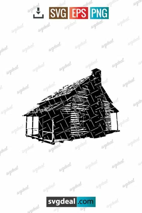 Log Cabin Svg Cabin Svg, Start Now, Personal Project, Svg Free, Svg Free Files, Free Svg, Log Cabin, Vinyl Wall, Digital Artwork