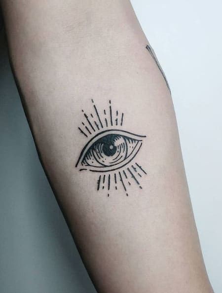 40 Cool Eye Tattoo Ideas in 2021 - The Trend Spotter 3rd Eye Tattoo, Tato Mata, Seeing Eye Tattoo, Ojo Tattoo, Font Tato, Tato Geometris, Tato Tradisional, Infected Tattoo, Third Eye Tattoos