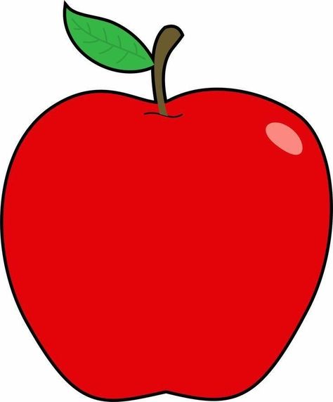 Apple Clip Art, Room Activities, Clip Art Freebies, Apple Picture, Fruit Crafts, Kindergarten Freebies, Vegetable Cartoon, Afrique Art, Activities Games