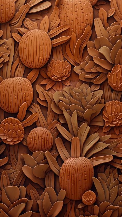 Cactus bas relief pattern brown wood art. | premium image by rawpixel.com / Tang Abundance Art, Bas Relief, Autumn Decor, Fall Wallpaper, Wood Patterns, Download Free Images, Brown Wood, Mobile Wallpaper, Free Image