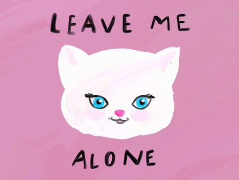 Leave Me Alone by ceyda koc on Dribbble Leave Me Alone, Silly Pictures, Leave Me, Horses, Collage, Memes, Pins, Quick Saves