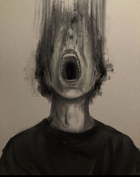 Anger Art, Scary Drawings, Meaningful Artwork, Meaningful Drawings, Deep Art, Dark Art Drawings, Dark Art Illustrations, Arte Inspo, Scary Art