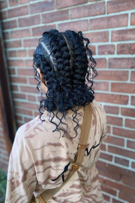 Butterfly Braid, Feed In Braids Hairstyles, Goddess Braids Hairstyles, Quick Braided Hairstyles, Braided Cornrow Hairstyles, Cute Box Braids Hairstyles, Women's Hairstyles, Braids Hairstyles Pictures, Protective Hairstyles Braids