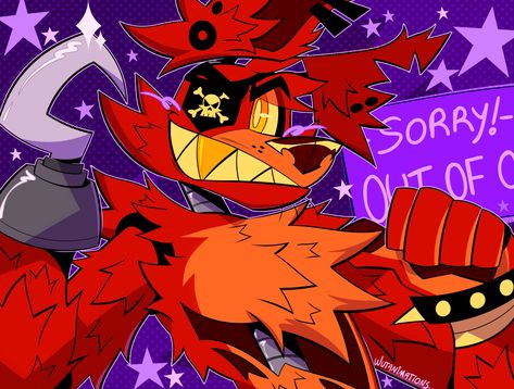 Foxy Fanart, Foxy The Pirate, The Pirate, On Twitter, Twitter