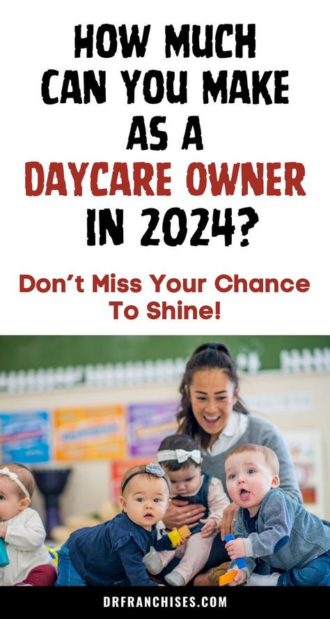 Thinking of opening a daycare business? then before investing your money check our guide to understand how much you can make as a daycare business owner. Don't delay! Daycare Owner, In Home Daycare, Opening A Daycare, Daycare Business Plan, Daycare Business, Negotiating Salary, Home Daycare, Career Growth, Business Planning