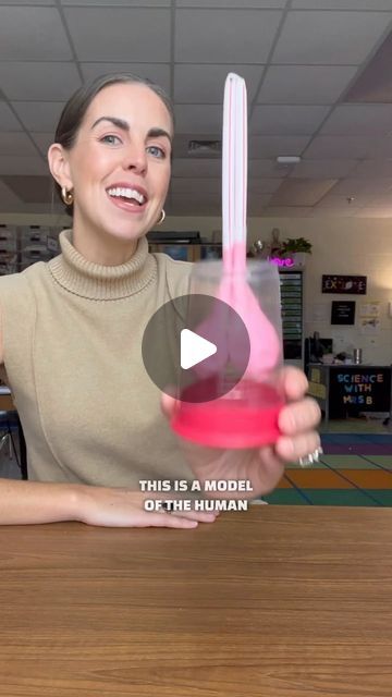 🫁 Respiratory System Model! 🫁 #lungs #science #scienceteacher #education #stem #nowyouknow #diaphragm #breathing #trachea #teacherl... | Instagram Breathing System, Lung Model, Lung Experiment, Lungs Experiment, Lung Experiment For Kids, Lungs Model, Lung Project, Lungs Model Projects, Respiratory System Model