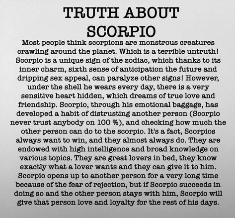 All Truth About Scorpio About Scorpio, All About Scorpio, Lucky Charm, Helpful Hints, Zodiac Signs, Signs