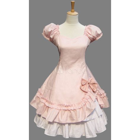 0 Rok Midi, Light Pink Shorts, Vestidos Color Rosa, Classic Lolita, Online Dress Shopping, Vintage Clothes, One Piece Dress, Lolita Dress, Gothic Lolita