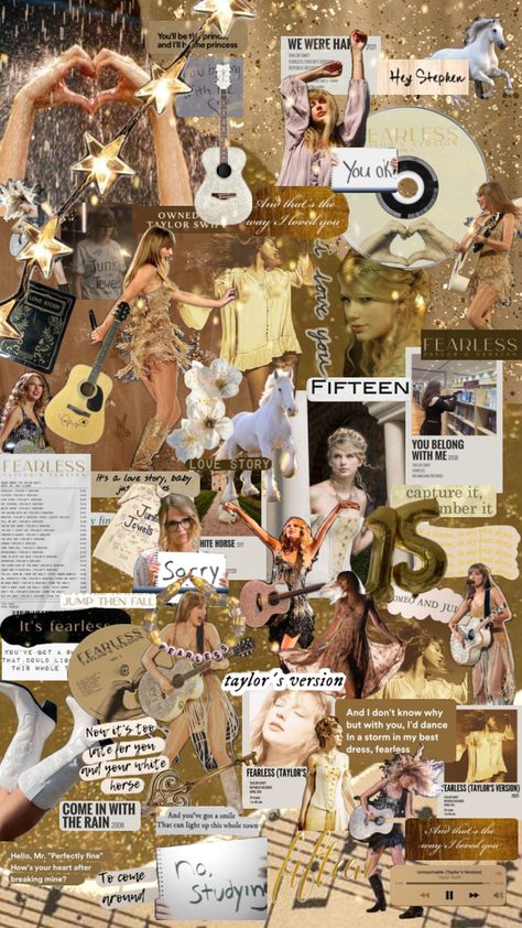 Fearless tv! 💛 #fearless #fearlesstv #fearlesstaylorsversion #taylorswift #aesthetic Taylor Swift Fearless Era Aesthetic, Taylor Swift Fearless Album, Fearless Tv, Fearless Album, Aesthetic Shuffles, Taylor Swift Fan Club, Taylor Swift Party, Taylor Swift Birthday, Iconic Wallpaper