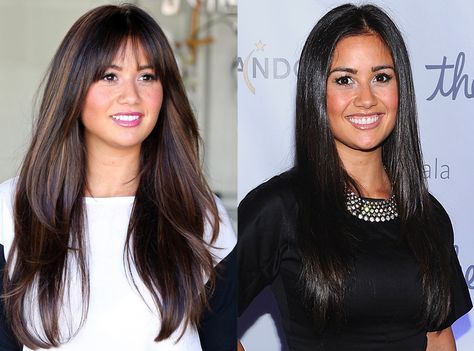 Asian Hair Bangs, Edgy Long Hair, Layers Hairstyles, Bang Hair, Brown Bob, Front Bangs, Stylish Hairstyles, Long Hair With Bangs, Hair Coloring