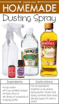 You Can Now Easily Make These Everyday Products From Home Homemade Dusting Spray, Dusting Spray, Homemade Cleaning Supplies, Homemade Cleaning Solutions, Deep Cleaning Tips, Homemade Cleaning Products, Natural Cleaners, Household Cleaning Tips, Diy Cleaners