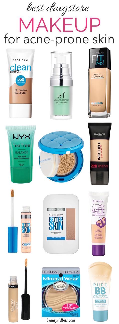 Produits pour avoir une belle peau Bb Cream For Oily Skin, Teknik Makeup, Bb Creams, Acne Makeup, Alat Makeup, Cream For Oily Skin, Best Drugstore Makeup, Physicians Formula, Be Gentle