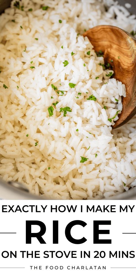 Stove Top Rice, Boil Rice, Burnt Rice, Rice On The Stove, How To Boil Rice, Cook Rice, Rice Side, Perfect Rice, Potato Rice