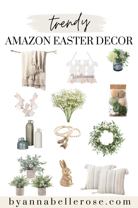 CUTEST EASTER DECORATIONS FROM AMAZON YOU MUST SEE- 
spring, easter decor, home decor, easter house decor, easter centerpiece ideas, spring decor, easter table decor, home decor ideas, living room decor ideas, apartment decorating, amazon finds, best amazon finds, cute amazon finds, amazon home decor, affordable home decor.

see it all here: https://byannabellerose.com/adorable-easter-decor-from-amazon-you-dont-want-to-miss/ Walmart Easter Decor, Room Decor Ideas Apartment, Living Room Decor Ideas Apartment, Easter House Decor, Easter Coffee Table Decor, Easter Entryway Decor, Cute Amazon Finds, Neutral Easter Decor, Easter Charcuterie