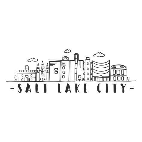 Salt lake city skyline sticker #AD , #sponsored, #AD, #lake, #sticker, #skyline, #Salt