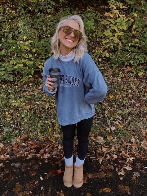 Oversized Crew Neck, Ugg boots, leggings, turtleneck, scrunch socks, style inspo, fall aesthetic, photo idea, outfit idea, comfy cozy, fall trends, 2023. Fall aesthetic, fall trends, Pinterest aesthetic, fall fashion trends, casual outfit inspo, elevated basics, Abercrombie denim, Pinterest outfit, Pinterest fashion, neutral wardrobe, neutral outfit, casual outfit inspo, casual outfit idea Light Gray Zip Up Hoodie Outfit, Pull On Doc Martens Outfit, Oversized Crewneck Outfit Winter, Scrunch Socks With Uggs, Sock Trends 2023, Leggings Crewneck Outfit, Crewneck With Leggings Outfit, Casual Fall Legging Outfits, Sweats With Boots