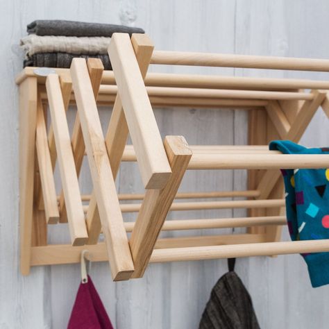 Wall Mounted Clothes Dryer, Wooden Clothes Drying Rack, Foldable Drying Rack, Laundry Stand, Wooden Drying Rack, Wall Mounted Drying Rack, Drying Rack Laundry, Clothes Drying Racks, House Plants Decor