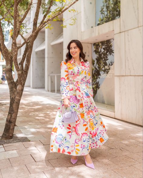 Floral print gowns