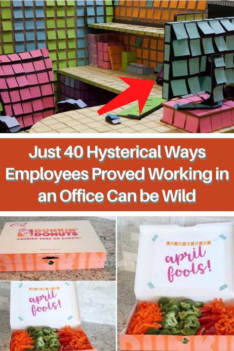 Office Pranks Desk, Fun Work Ideas Offices, Office Prank Ideas Co Workers, Funny Office Birthday Decorations Pranks, Fun Things To Do In The Office, Best Office Pranks Ideas, Funny Office Pranks Ideas, Prank Boss Office, Work Pranks Hilarious