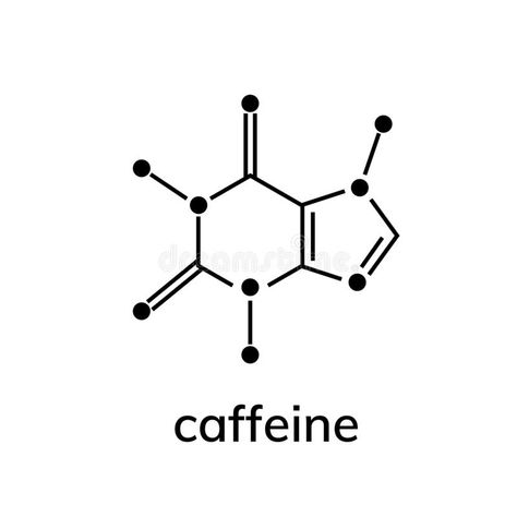 Caffeine chemical formula stock vector. Illustration of icon - 154589230 Caffeine Formula Tattoo, Caffeine Chemical Structure Tattoo, Chemical Symbol Tattoo, Chemical Tattoo Ideas, Chemicals Aesthetic, Chemical Tattoos, Chemical Formula Tattoo, Chemical Compound Tattoo, Love Chemical Formula