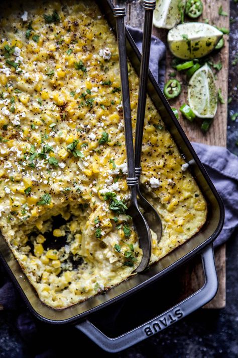 Elote Corn, Corn Pudding, Fried Corn, Fresh Corn, French Onion, Weeknight Dinner, Side Dish Recipes, Summer Recipes, Mexican Food Recipes