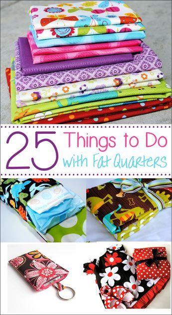 25 Things to Do with Fat Quarters Fat Quarter Sewing Projects, Fat Quarter Projects, Birds Fabric, Scrap Fabric Projects, Diy And Crafts Sewing, Beginner Sewing Projects Easy, Diy Felt, Felt Birds, Sewing Projects For Beginners