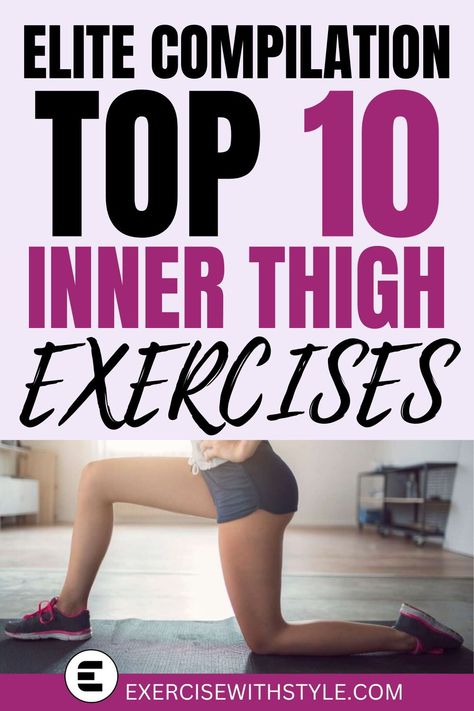 Stuck on how to target your inner thighs effectively? Explore our expert-recommended top 10 exercises. No-nonsense, straightforward routines for visible results! Best Home Exercises, Tighten Thighs, Thigh Exercises For Women, Great Leg Workouts, Workout With No Equipment, Inner Thigh Exercises, Best Inner Thigh Workout, Mom Tummy, Tone Inner Thighs