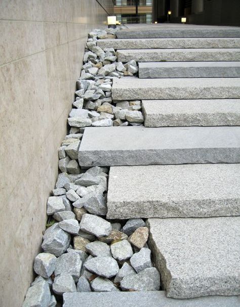 Landscape Stairs, Landscape Steps, Stone Steps, Garden Stairs, Outdoor Stairs, Landscape Architecture Design, Stairs Design, Semarang, Backyard Landscaping Designs