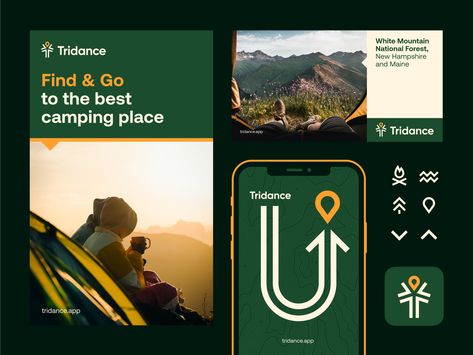 Travel Brand Identity, Mountain Branding, Travel Graphic Design, Destination Branding, Camp Brand, Adventure Branding, Startup Branding, Destination Marketing, Logo Travel