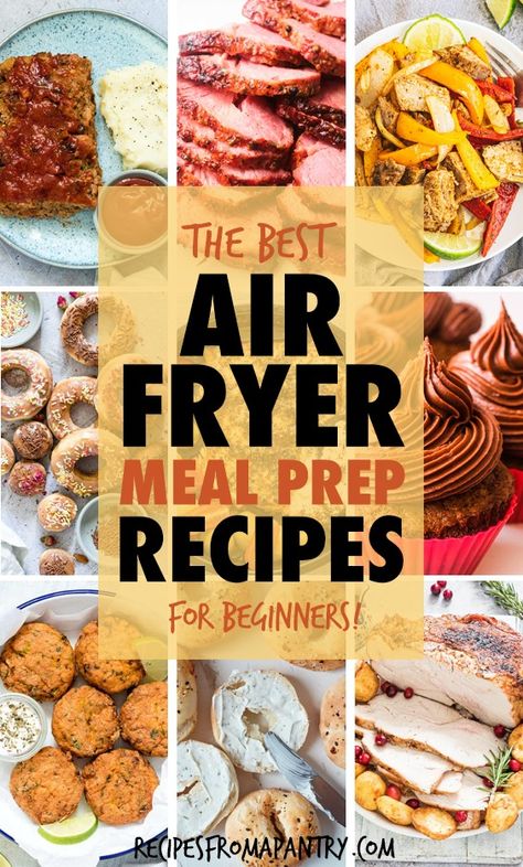 Air Fryer Meal Prep, Easy To Make Meals, Cheap Air Fryer, Air Fryer Snacks, Recipes Airfryer, Flavorful Meals, Cooks Air Fryer, Meal Prep For Beginners, Freezer Meal Prep