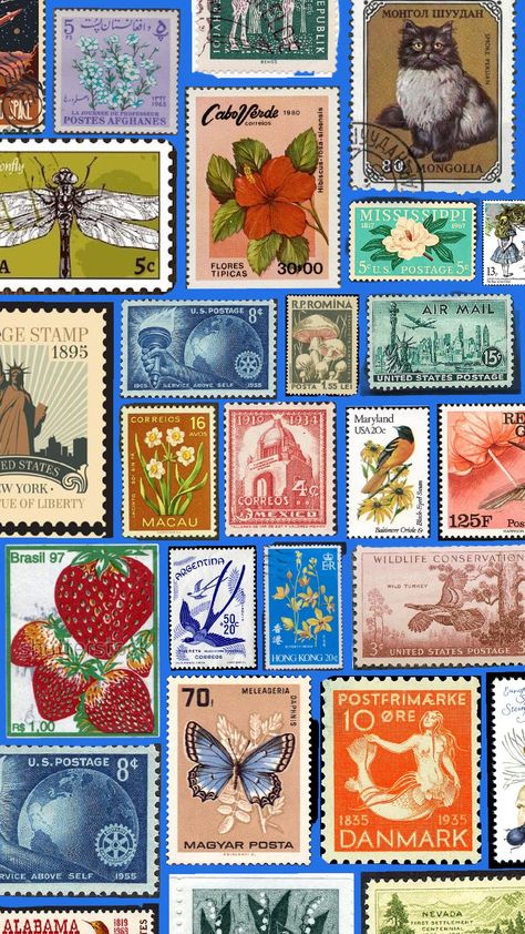 #stamp #post Stamp Wallpaper, Stamp Background, Stamping Textiles, Postage Stamp Design, Iphone Homescreen, Iphone Homescreen Wallpaper, Hippie Wallpaper, Post Stamp, Homescreen Wallpaper