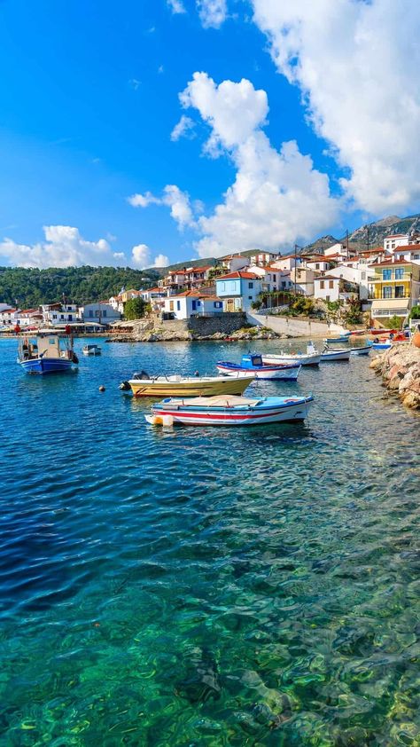 22 BEST Greek Islands To Visit In 2024 Samos, Beautiful Greece Photography, Samos Island Greece, Kalokairi Greece, Samos Greece, Greece Sea, Greek Islands To Visit, Best Greek Islands, Greek Vacation