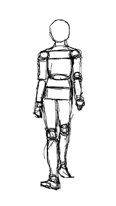 human_walk_cycle_sketch__front__by_victoranox-d5gcb4k.gif 404×720 pixels Tumblr, Front View Walk Cycle Animation, Walking Reference Front View, Walking Drawing Reference Front View, Walking Cycle Reference, Walking Towards Camera Reference, Walking Forward Reference, Walking Back View, Walk Cycle Reference