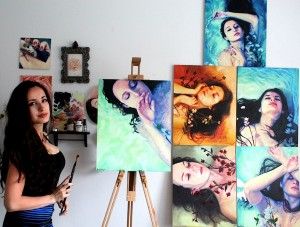 Lena Danya-Artist Lena Danya, Charmaine Olivia, Youtube Artists, Beautiful Art Paintings, Studio Photo, Painting Lessons, Technical Drawing, Drawing Art, Artsy Fartsy